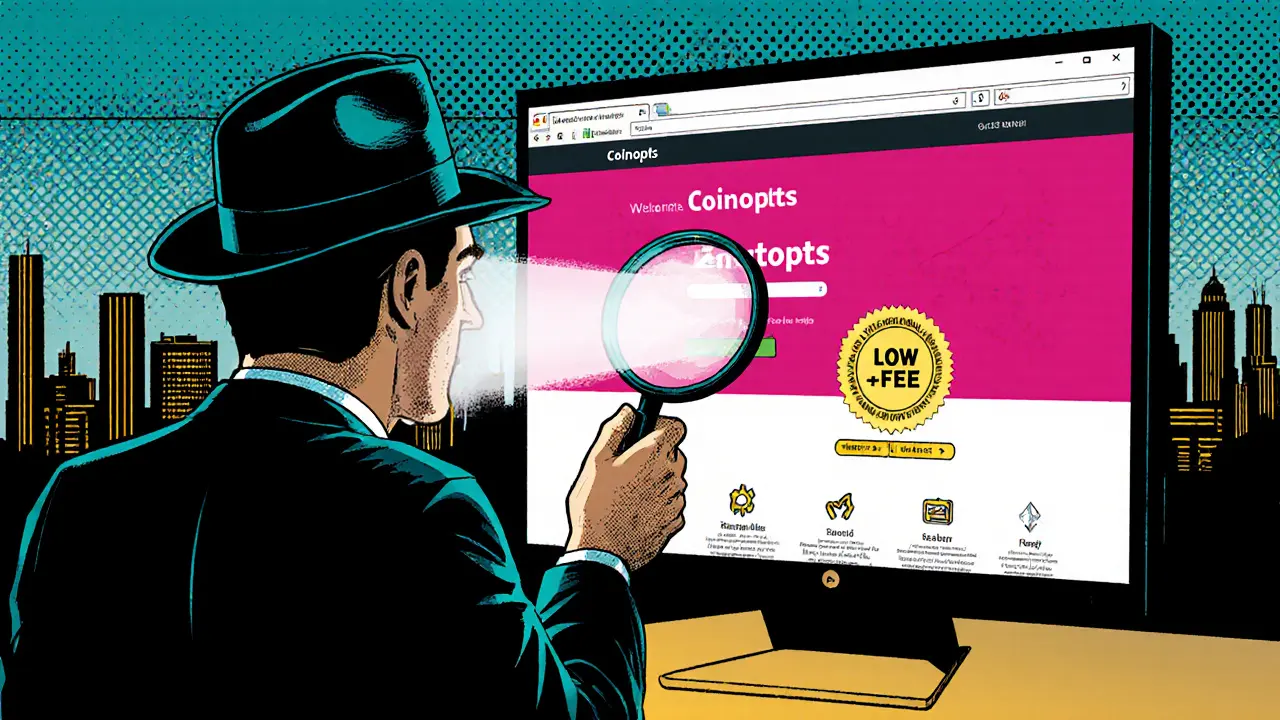 Coinopts Crypto Exchange Review 2025 - Fees, Security & Features