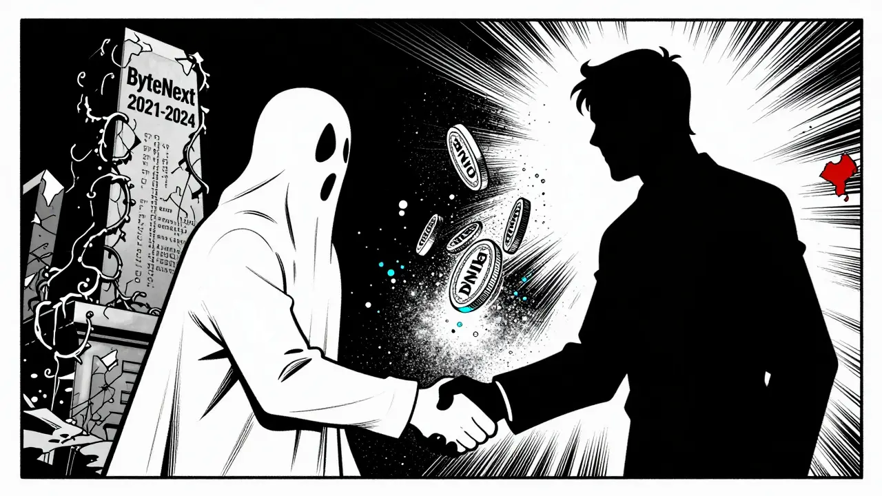 Ghostly handshake as BNU tokens dissolve into digital dust.