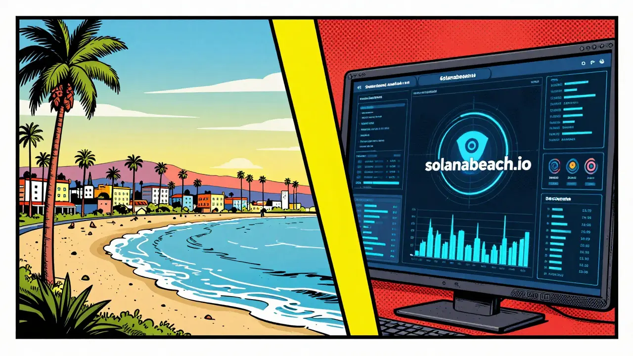 What is Solana Beach (SOLANA)? The Meme Coin vs. The Blockchain Explorer
