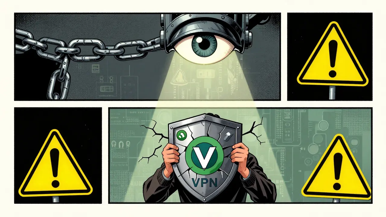Digital eye tracing blockchain through VPN shield