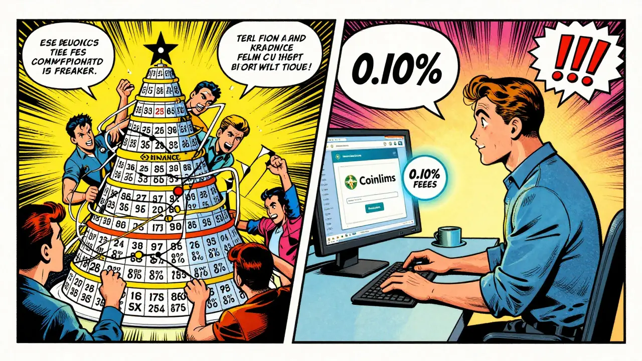 Trader relieved by simple flat fee structure vs complex tiers