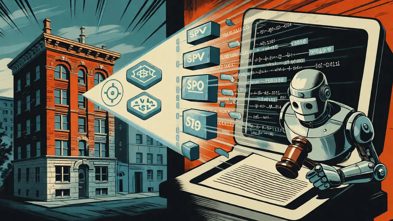 Building transforming into digital blocks via scanner